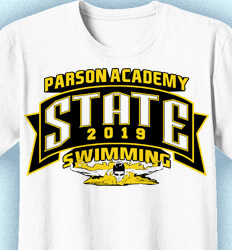 Swim Team Shirt Ideas - Banner State Swimming - cool-935b1