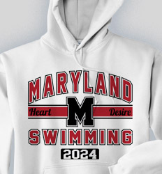Swim Team Sweatshirts - A-Team Collegiate - idea-149a1