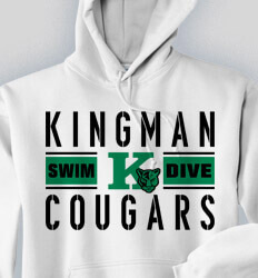 Swim Team Sweatshirts - Official Swim and Dive - idea-158o1