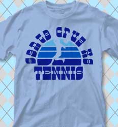 Tennis Shirt Designs Sunset Sounds desn-660u3