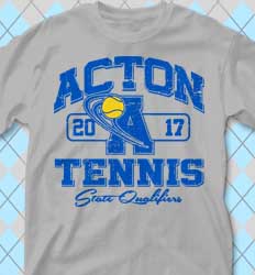 Tennis Shirt Designs - cool-438v1 Varsity League