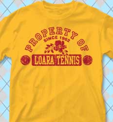 Tennis Shirt Designs - Aloha Athletics clas-831a2