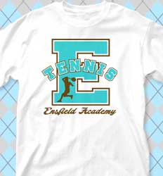 Tennis Shirt Designs - Collegiate Mascot desn-794c4