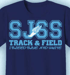 Track and Field Shirt Designs - Classic Leader - desn-343d6