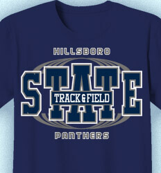 Track and Field Shirt Designs - State Track Meet - idea-194s1