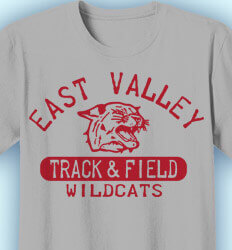 Track and Field Shirt Designs - Old School Track - desn-341o1