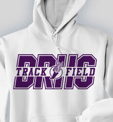 Track and Field Sweatshirts - Track Ready - cool-223t1