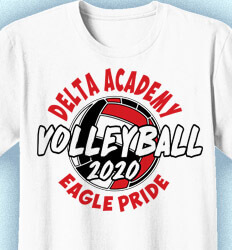 Volleyball T-Shirt Designs - Volley Checker Ball - idea-211v1