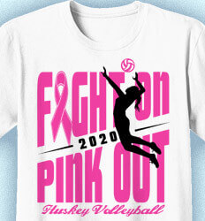 Volleyball Team Shirts - Fight On - cool-722f2