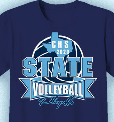 Volleyball Team Shirts - Huge State Volleyball - idea-228h1