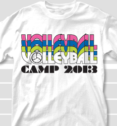 Volleyball Camp Shirt Designs - Nassau clas-792p8