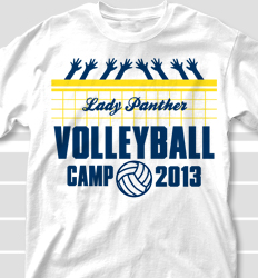 Volleyball Camp Shirt Design - Volley Height desn-698v1