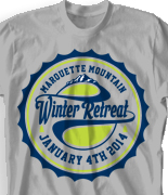 Winter Retreat T Shirt  - Classic Rally desn-782c4