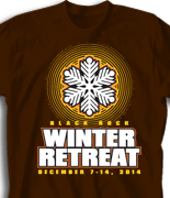 Winter Retreat T Shirt  - Copo de Invierno desn-863c1