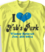 Winter Retreat T Shirt  - I Heart Vintage desn-149j3